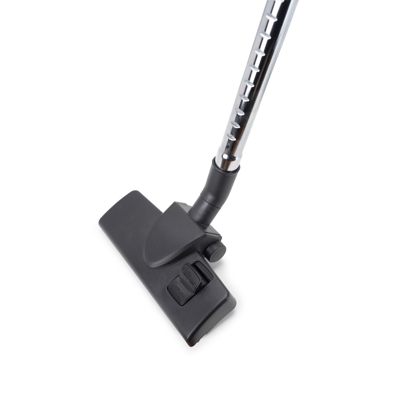 Aspirator cu sac HAUSBERG HB-2877AB, aspirare uscata, 4 litri, 1400 - 1800 W, protectie motor, sistem de rulare a cablului, Alb-Gri