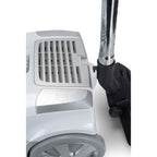 Aspirator cu sac HAUSBERG HB-2877AB, aspirare uscata, 4 litri, 1400 - 1800 W, protectie motor, sistem de rulare a cablului, Alb-Gri