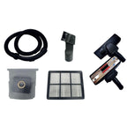 Aspirator cu sac HAUSBERG HB-2877AB, aspirare uscata, 4 litri, 1400 - 1800 W, protectie motor, sistem de rulare a cablului, Alb-Gri