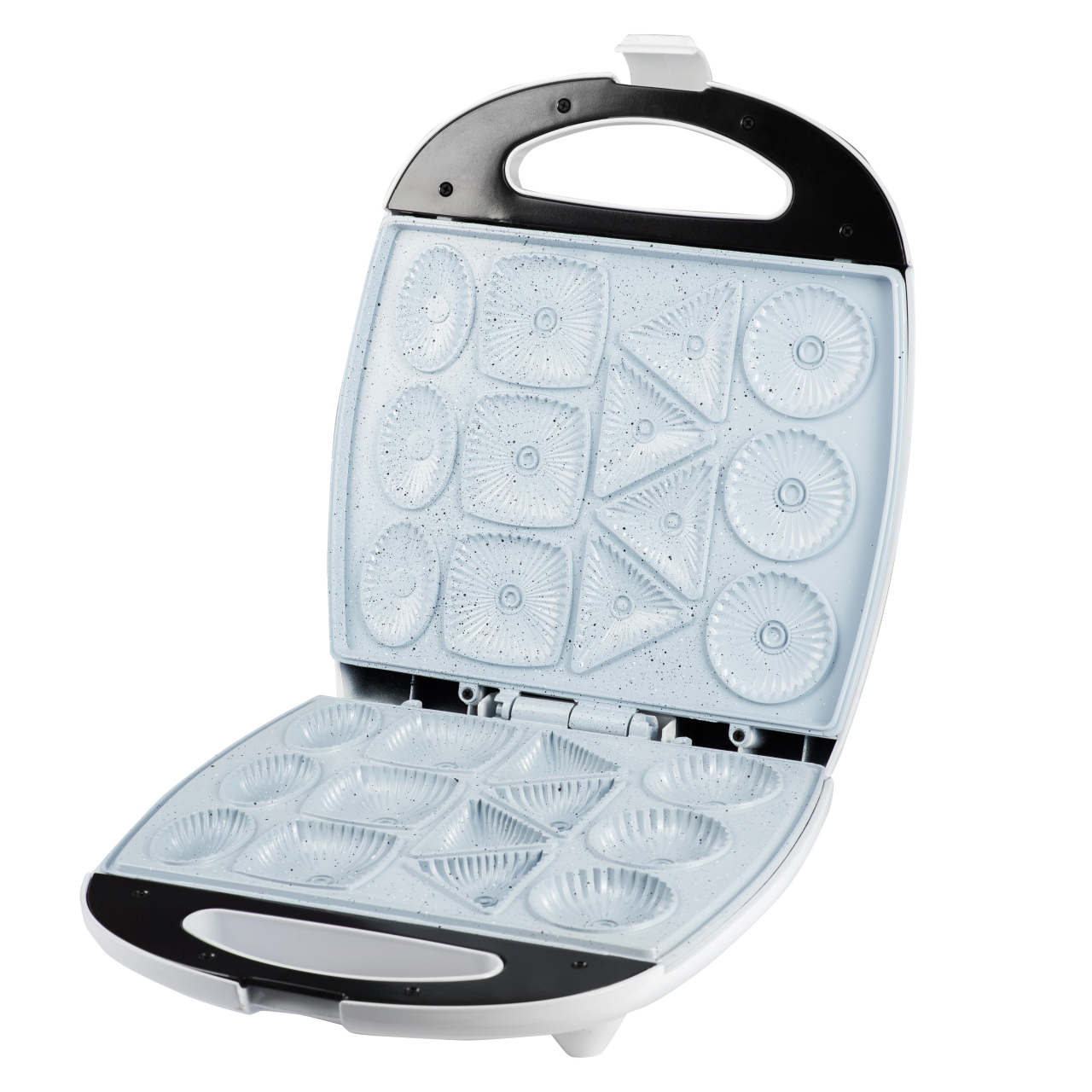Aparat pentru biscuiti Hausberg HB-3563AB, 1100 W - 1300 W, argintiu/ALB Imagine secundară a produsului