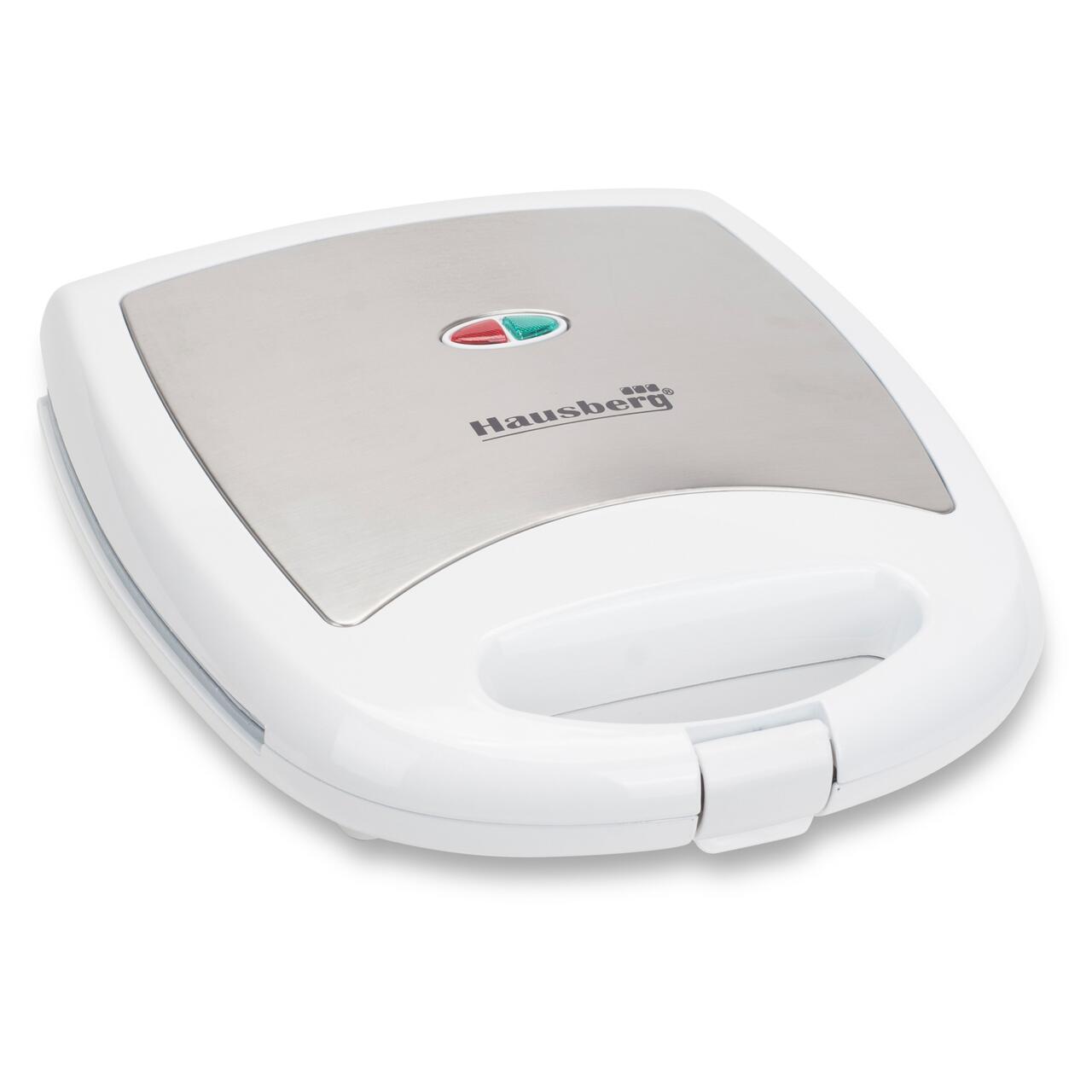 Aparat pentru biscuiti Hausberg HB-3563AB, 1100 W - 1300 W, argintiu/ALB