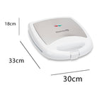 Aparat pentru biscuiti Hausberg HB-3563AB, 1100 W - 1300 W, argintiu/ALB