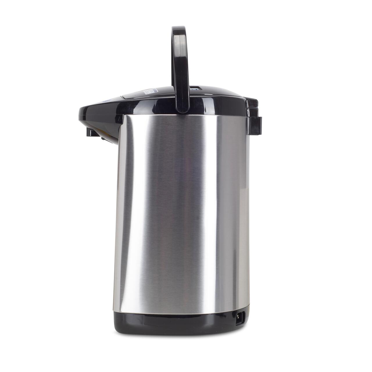 Fierbator electric si Termos HAUSBERG HB-3645IN, 750-900W, 220-240V, 5,2L, Mentinerea calda a lichidelor, Indicator al nivelului apei, Protectie impotriva incalzirii, Thermo Pot, Inox