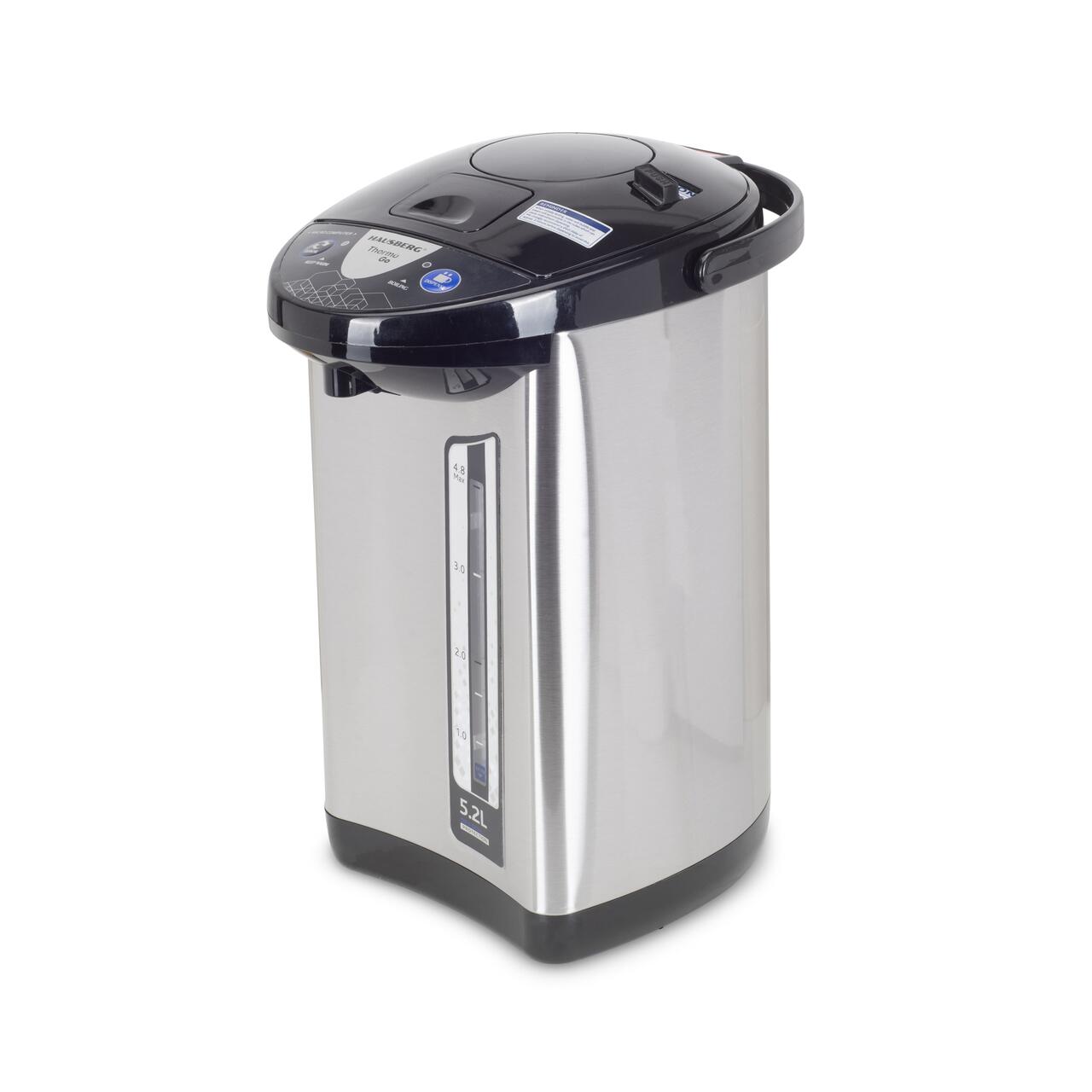 Fierbator electric si Termos HAUSBERG HB-3645IN, 750-900W, 220-240V, 5,2L, Mentinerea calda a lichidelor, Indicator al nivelului apei, Protectie impotriva incalzirii, Thermo Pot, Inox Imagine secundară a produsului