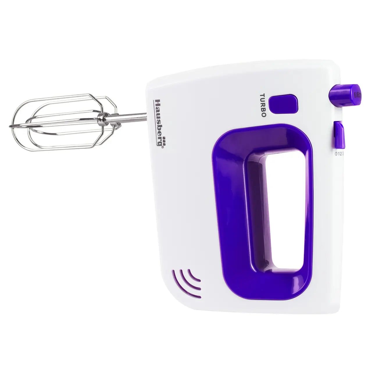 Mixer de mana HAUSBERG HB-4120MV, 300W, 5 viteze + turbo, accesorii incluse, Mov Imagine secundară a produsului