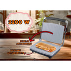 Gratar electric si sandwich maker HAUSBERG HB533, 1850-2200W