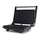 Sandwich maker & grill HAUSBERG HB-539IN, 1100-1300W, Termostat reglabil, Placi acoperite cu granit, Corp din Inox