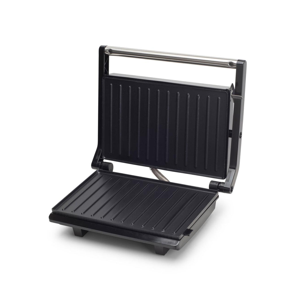 Sandwich maker & grill HAUSBERG HB-539IN, 1100-1300W, Termostat reglabil, Placi acoperite cu granit, Corp din Inox