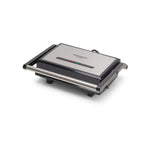 Sandwich maker & grill HAUSBERG HB-539IN, 1100-1300W, Termostat reglabil, Placi acoperite cu granit, Corp din Inox