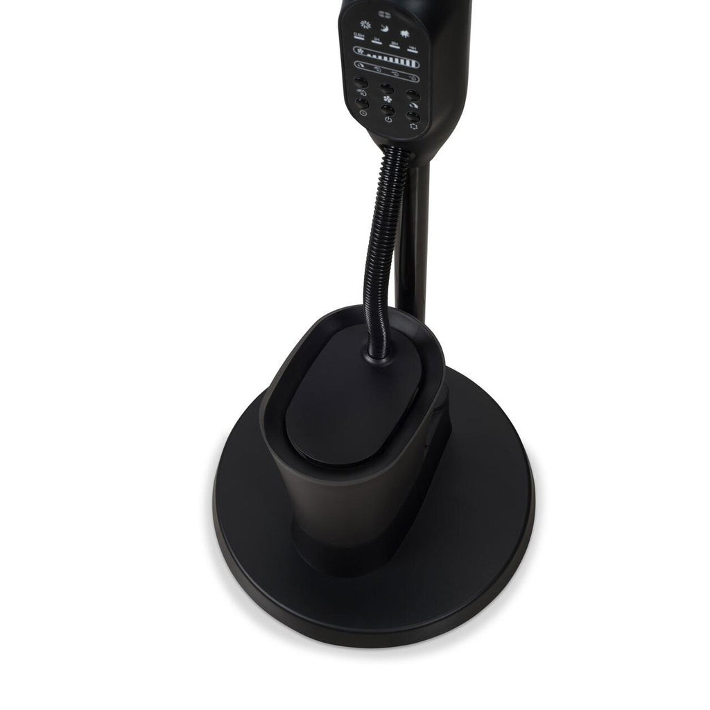 Ventilator umidificator Hausberg HB-5601NG, 75W, 16 inch, 3 viteze, timer 7.5h, rezervor 2.8L, LCD, telecomanda