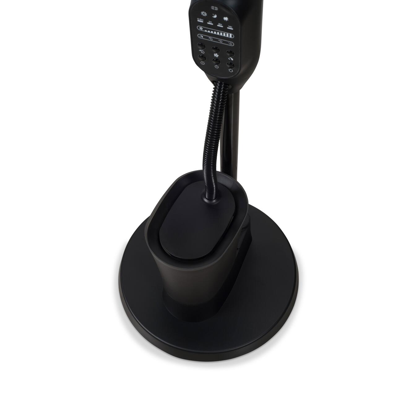 Ventilator umidificator Hausberg HB-5601NG, 75W, 16 inch, 3 viteze, timer 7.5h, rezervor 2.8L, LCD, telecomanda