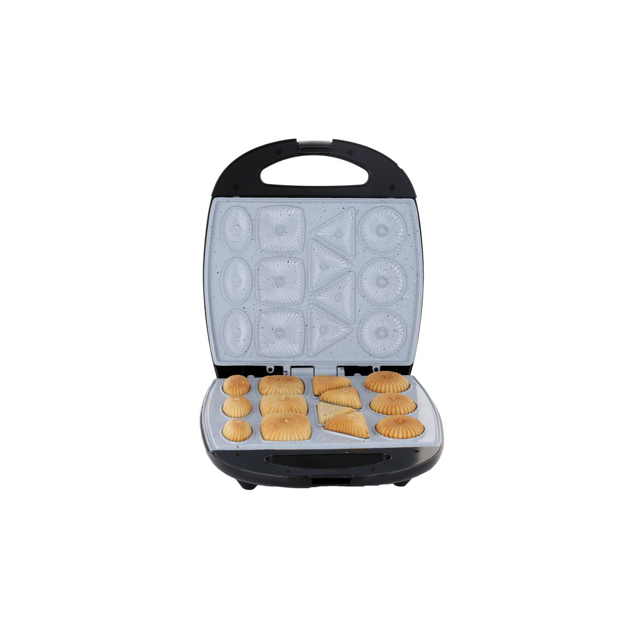 Aparat pentru biscuiti Hausberg HB-3563NG, 1300W, Capacitate 13 biscuiti, Negru
