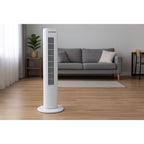 Ventilator Turn Hausberg HB-5950AB, 40-50W, 3 Moduri De Functionare, 3 Trepte, Alb