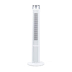 Ventilator turn Hausberg HB-5952AB, 55W, 38 inch, 3 viteze, temporizator 24h, LED, oscilatie, telecomanda, alb