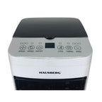 Ventilator cu racire si umidificare Hausberg HB-5955, 3 viteze, temporizator 12h, rezervor 4L, telecomanda, alb
