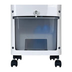 Ventilator cu racire si umidificare Hausberg HB-5955, 3 viteze, temporizator 12h, rezervor 4L, telecomanda, alb