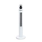 Ventilator turn digital Hausberg HB-5958AB, 55W, 45 inch, 3 viteze, temporizator 24h, LED, oscilatie, telecomanda, alb
