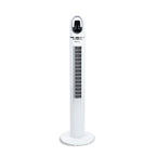 Ventilator turn digital Hausberg HB-5958AB, 55W, 45 inch, 3 viteze, temporizator 24h, LED, oscilatie, telecomanda, alb