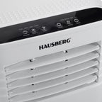 Aparat aer conditionat portabil Hausberg HB-5960AB, 9000 BTU, 1920W, 300 m3/h, LCD, alb