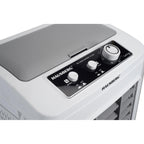 Racitor de aer portabil Hausberg HB-5961AB, 75W, rezervor 20L, 3 viteze, control mecanic, 2 cutii gheata, alb