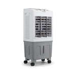 Racitor de aer portabil Hausberg HB-5961AB, 75W, rezervor 20L, 3 viteze, control mecanic, 2 cutii gheata, alb