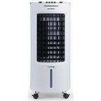 Racitor de aer portabil Hausberg HB-5962AB, 65–80W, rezervor 7.8L, 3 viteze, oscilatie 60°, pachet gheata inclus, alb