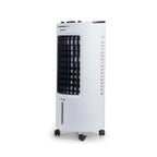 Racitor de aer portabil Hausberg HB-5962AB, 65–80W, rezervor 7.8L, 3 viteze, oscilatie 60°, pachet gheata inclus, alb