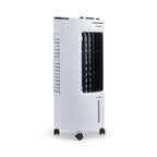 Racitor de aer portabil Hausberg HB-5962AB, 65–80W, rezervor 7.8L, 3 viteze, oscilatie 60°, pachet gheata inclus, alb