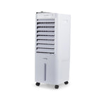 Racitor de aer portabil Hausberg HB-5963AB, 55–80W, rezervor 12L, 3 viteze, functie Turbo, oscilatie 60°, control mecanic, alb