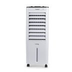Racitor de aer portabil Hausberg HB-5963AB, 55–80W, rezervor 12L, 3 viteze, functie Turbo, oscilatie 60°, control mecanic, alb