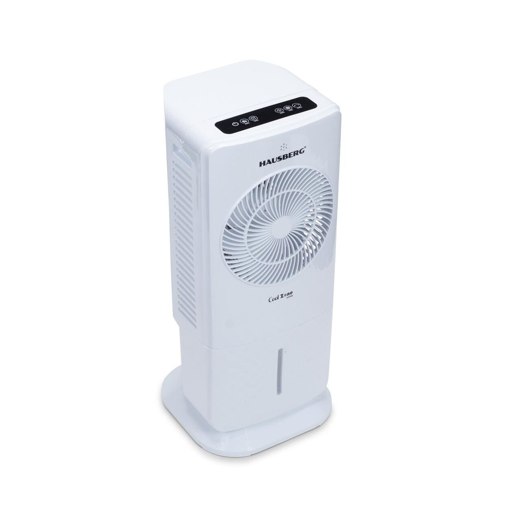 Racitor de aer portabil Hausberg HB-5964AB, 65W, 5.5L, 3 viteze, 5 programe, 3 moduri, oscilatie 40°, temporizator 12h, LED, telecomanda