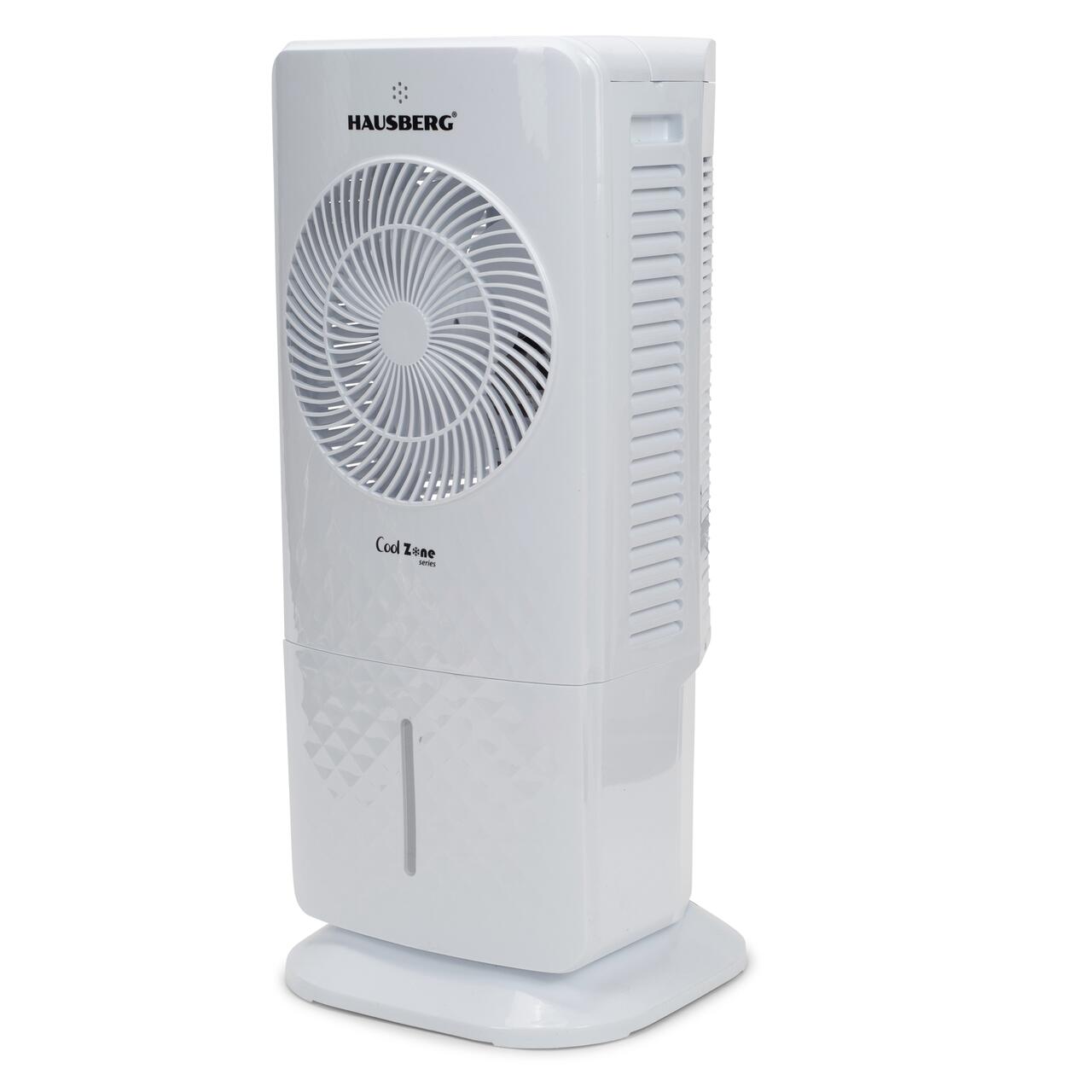 Racitor de aer portabil Hausberg HB-5964AB, 65W, 5.5L, 3 viteze, 5 programe, 3 moduri, oscilatie 40°, temporizator 12h, LED, telecomanda