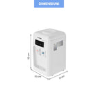 Dozator apa Hausberg HB-6026AB, putere incalzire 550 W, putere racire 80 W, indicatoare LED pentru apa calda si rece, termostat automat, Alb