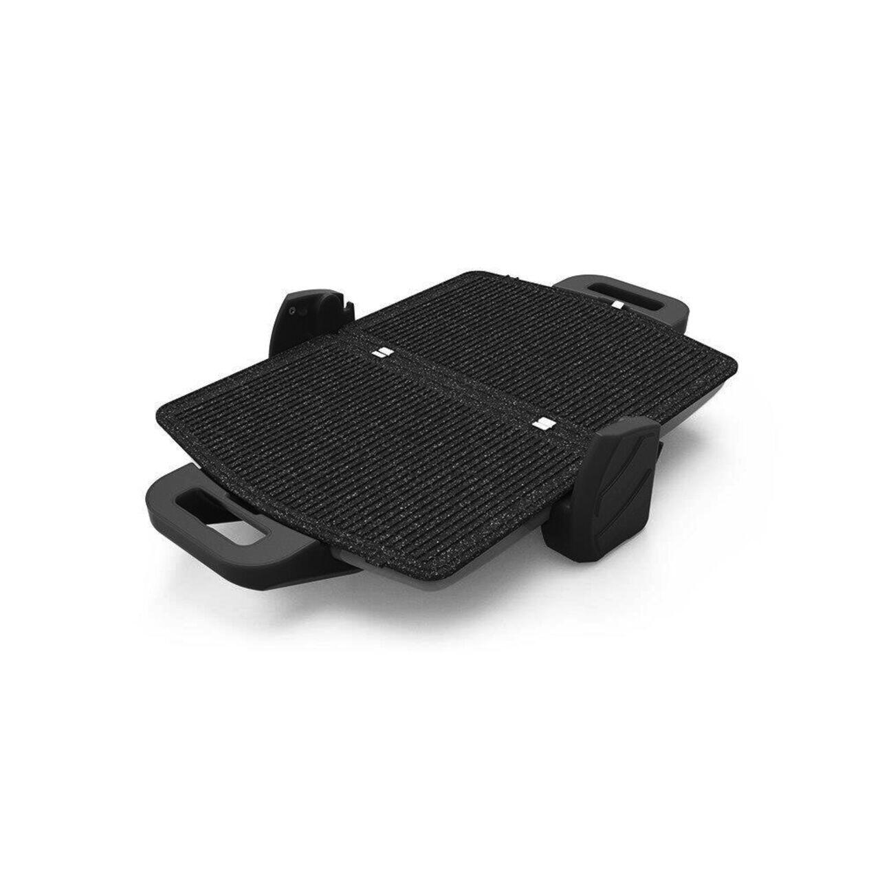Sandwich-maker Hausberg HB631GR, 1600-1800W, Placi antiaderente, Gri/Inox