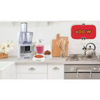 Robot de bucatarie 3 in 1 HB7522AB , macinare, taiere, framantare si tocare, 600 W, Alb, multifunction food procesor