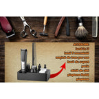 Set aparat de tuns profesional HAUSBERG HB-76GR, accesorii, autonomie 120 min, 5W, afisaj LCD