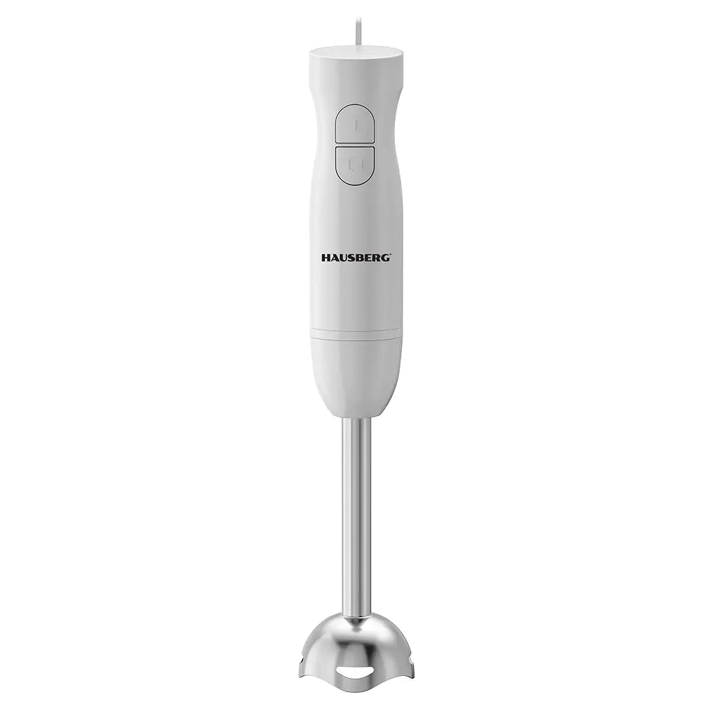 Blender 3 in 1 HAUSBERG HB-7701AB, 500W, 2 viteze, Material ABS, lame din inox, Capacitate pahar 700ml, tocator 500ml, Alb Imagine secundară a produsului