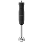 Blender 3 in 1 HAUSBERG HB-7701NG, 500W, 2 viteze, Material ABS, lame din inox, Capacitate pahar 700ml, tocator 500ml, Negru