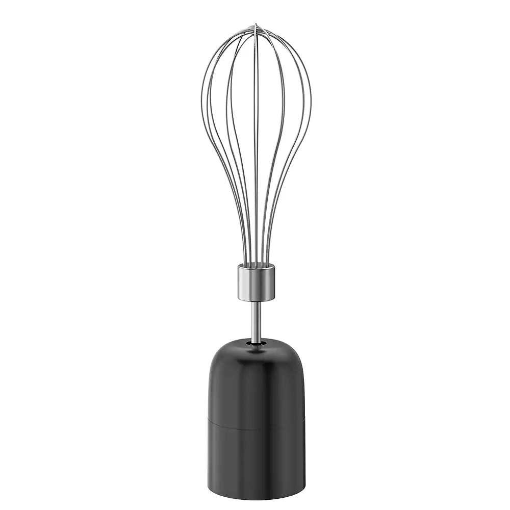 Blender 3 in 1 HAUSBERG HB-7701NG, 500W, 2 viteze, Material ABS, lame din inox, Capacitate pahar 700ml, tocator 500ml, Negru