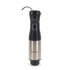 Blender 2 in 1 HAUSBERG HB-7704IN cu putere 1000W, Mixer vertical profesional, 10 trepte de viteza si functie Turbo, Capacitate pahar 700 ml , Multifunctional, Negru