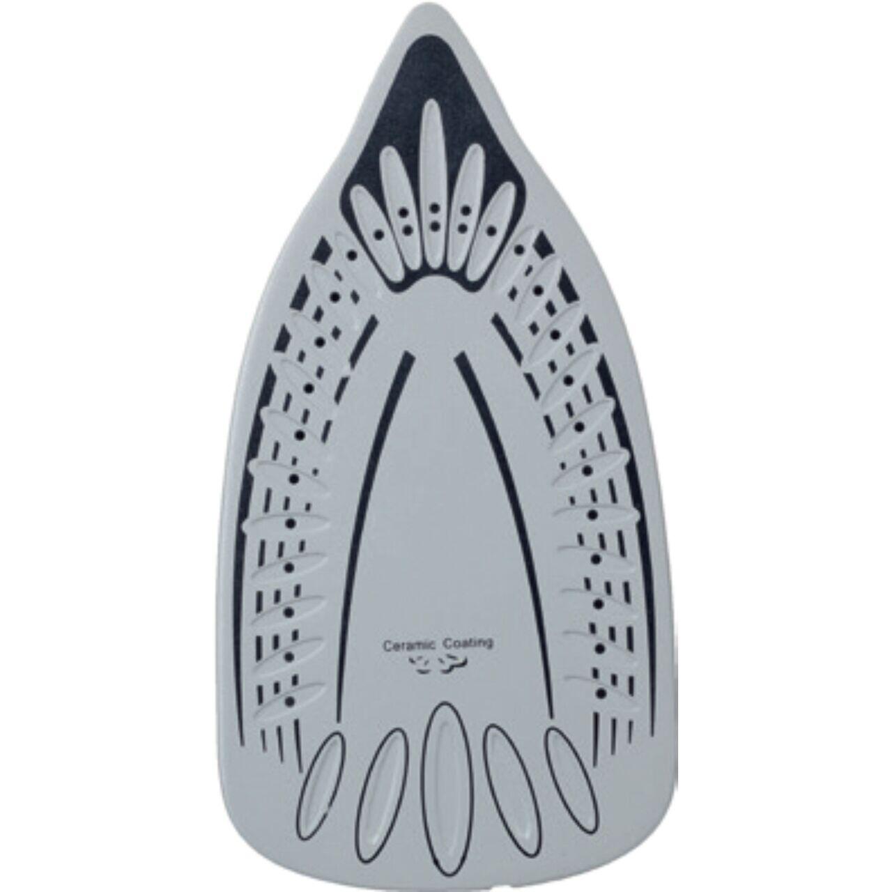 Fier de Calcat Hausberg HB-7813MV, Anti-calcar, Ceramic, Rezervor Apa 300ml 2000-2300W, Alb-Mov