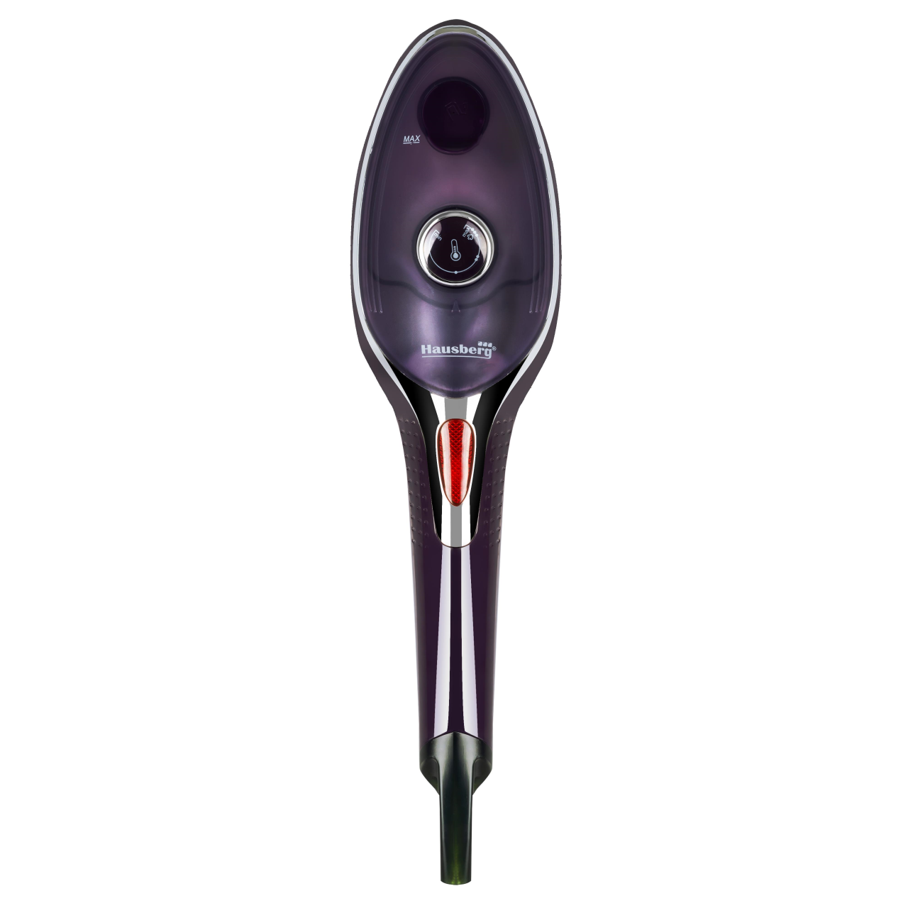 Fier de calcat vertical cu talpa ceramica Hausberg HB-7885MR, 900-1000W ,accesoriu detasabil cu 2 perie, Maro