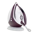 Statie de calcat HAUSBERG HB-7930MV, 2000-2400 W, 5 bar, 1.2 L, 35g/min, cartus anti-calcar, talpa ceramica, oprire automata, Alb/Mov