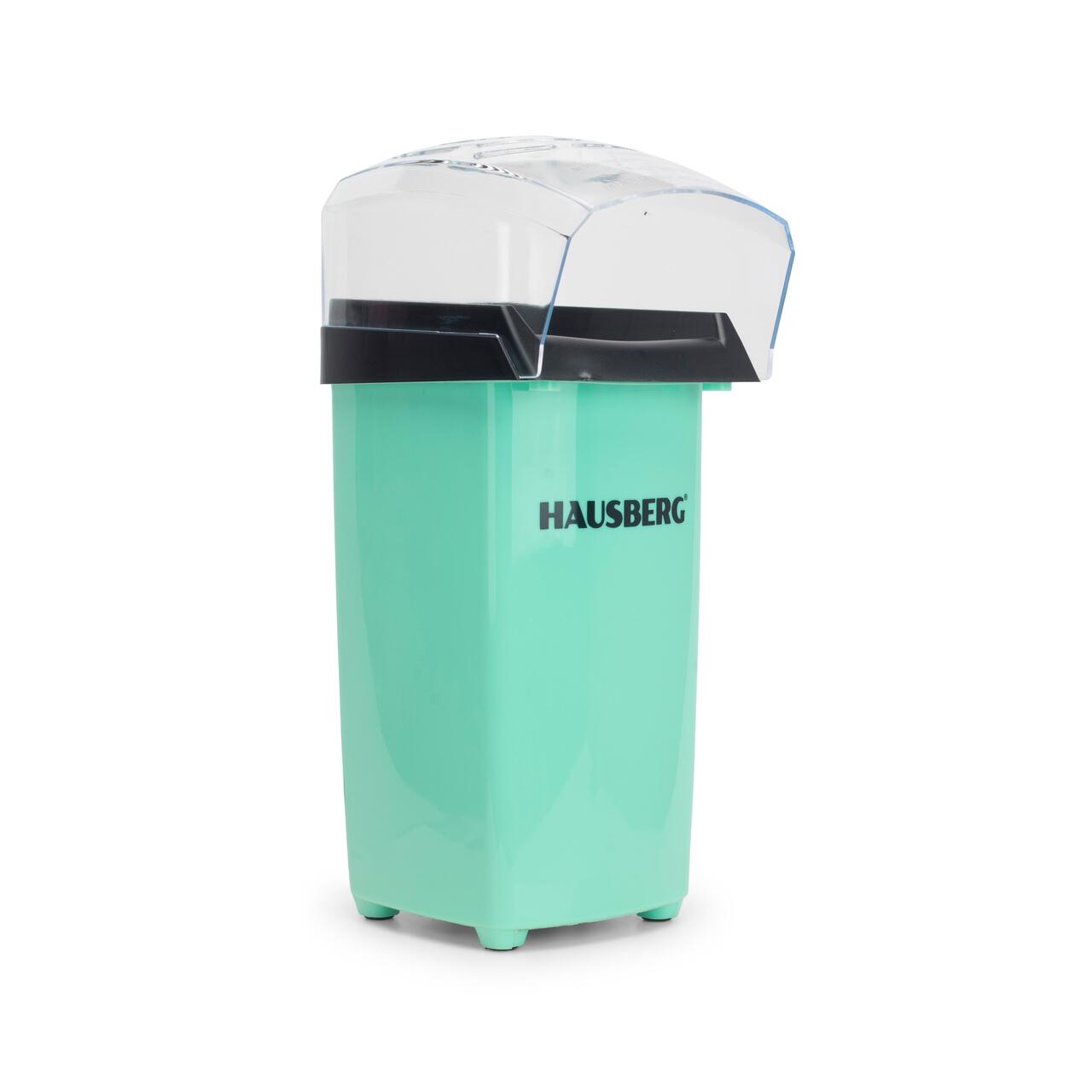 Aparat Popcorn, Hausberg HB910VR 1000 w, jet aer cald, premium, verde