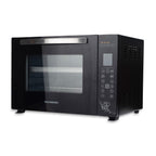Cuptor electric Hausberg HB-9265, 2000W, Control temperature 230 grade, Capacitate 65L, Ventilator Turbo, Termostat, Negru