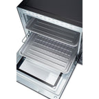 Cuptor electric Hausberg HB-9265, 2000W, Control temperature 230 grade, Capacitate 65L, Ventilator Turbo, Termostat, Negru