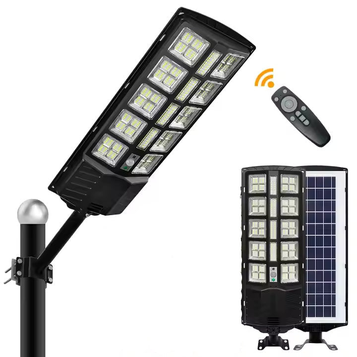 Lampă Solară LED Exterior 7700LM – 720 LED, Telecomandă, 3 Moduri, Impermeabilă Imagine principală a produsului