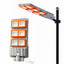 Lampă Solară Stradală Tehnologie COB LED 3000W – Senzor, Telecomandă, IP66