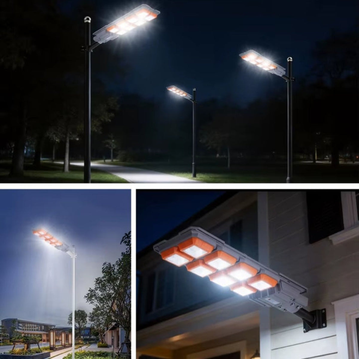 Lampă Solară Stradală Tehnologie COB LED 3000W – Senzor, Telecomandă, IP66 Imagine secundară a produsului
