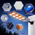 Lampă Solară Stradală Tehnologie COB LED 3000W – Senzor, Telecomandă, IP66